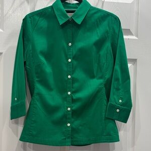Banana Republic Green Button Down Shirt